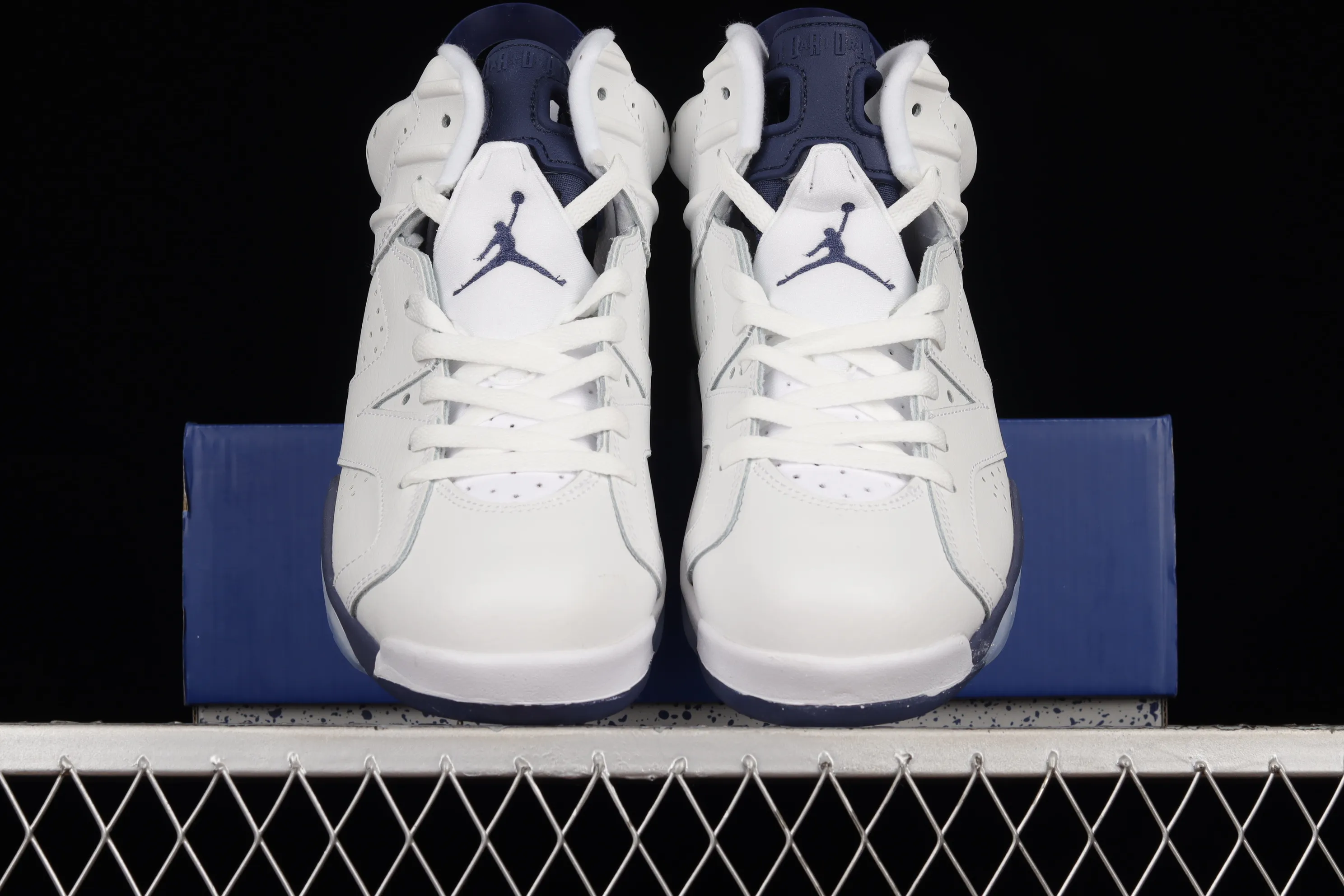 All categories Air Jordan Jordan series basketball shoes Air Jordan 6 Air Jordan 6 Retro "Midnight Navy" AJ6 Joe 6 white sea blue CT8529-141